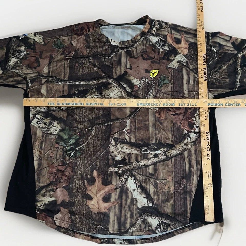 Scent Blocker Base Layer Lightweight Shirt Mens 2XL Realtree Camo Long Sleeve - Image 3 of 4