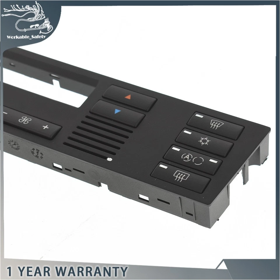 64116924315 Panel de control de climatización de calefacción de aire acondicionado para 98-00 BMW 528i Sedán Wagon E39 Foto 4 de 4