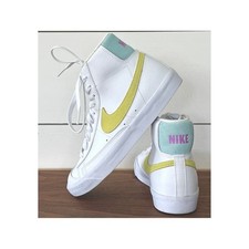 Nike Blazer Mid '77 GS White Light Zitron DH4112-100 Size 5.5Y / Women  s Size 7
