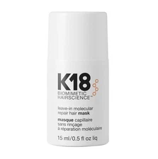 K18 Biomimetic Hairscience Leave-In Molecular Repair Hair Mask 0.5oz/15ml