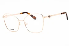 MOSCHINO MOS587 DDB Eyeglasses Gold Copper Frame 53mm