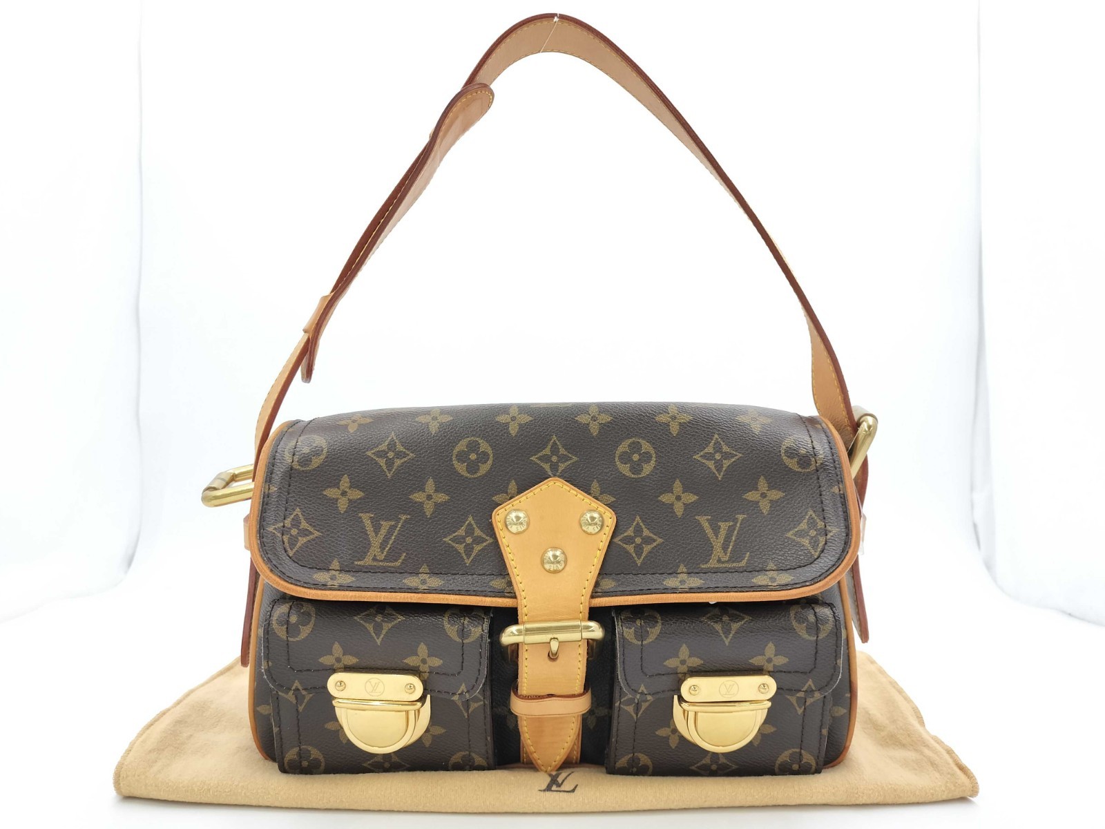 LOUIS VUITTON Monogram M40027 Hudson Shoulder Bag