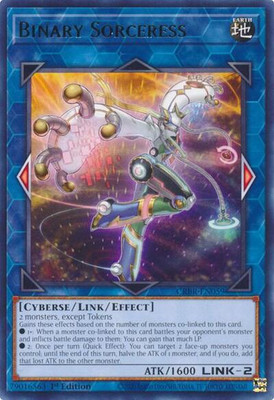 1x Binary Sorceress - 1st Edition NM Eng YuGiOh - Crossover Breakers