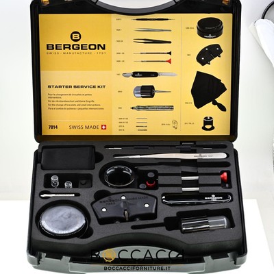 BERGEON Ref: 7814 Starter Service Kit Briefcase for Small Interventions And B...