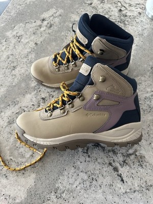 Columbia Waterproof Women s Hiking Boots Beige/Navy/Purple/Yellow US 7 M