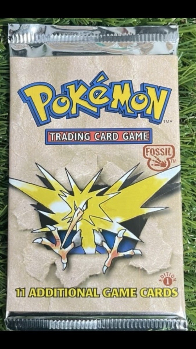 Pokemon 1st Edition Fossil Booster Pack | FACTORY SEALED WOTC Sealed  Vintage | eBay