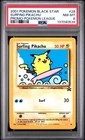 2001 POKEMON PROMO BLACK STAR POKEMON LEAGUE #28 SURFING PIKACHU PSA 8