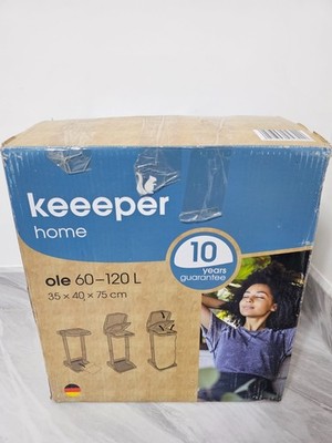 Keeeper Ole Bin System 60-120L Abfallsortierung Wertstofftonne grau