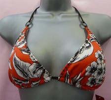 Triumph M2M CTOP Unwired Non Padded Triangle Bikini Top Red/Brown (m018) 12