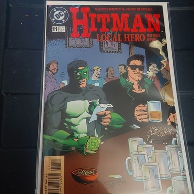 HITMAN #11 1996 DC COMICS LOCAL HERO PART 3 GARTH ENNIS JOHN McCREA COVER VF+