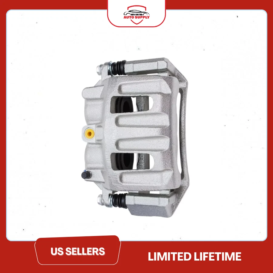 Front Left Brake Caliper w/ Bracket for 1999 - 2003 Ford F-150 Lincoln Blackwood - Image 2 of 2