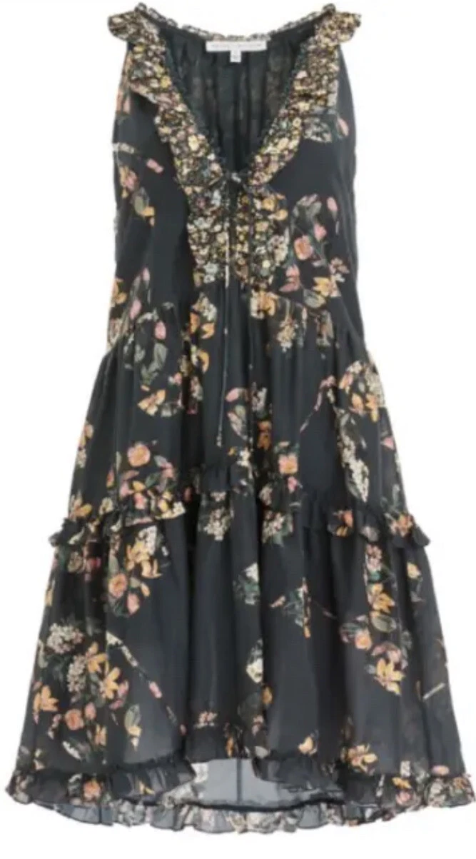 UNDERCOVER Mini abito Super Natural by SECRET MISSION Città del Capo Isabel floreale a più livelli grande