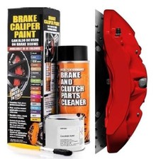 suits FORD (ET-KIT) RED GLOSS Brake Caliper Paint Brush On KIT+gloves
