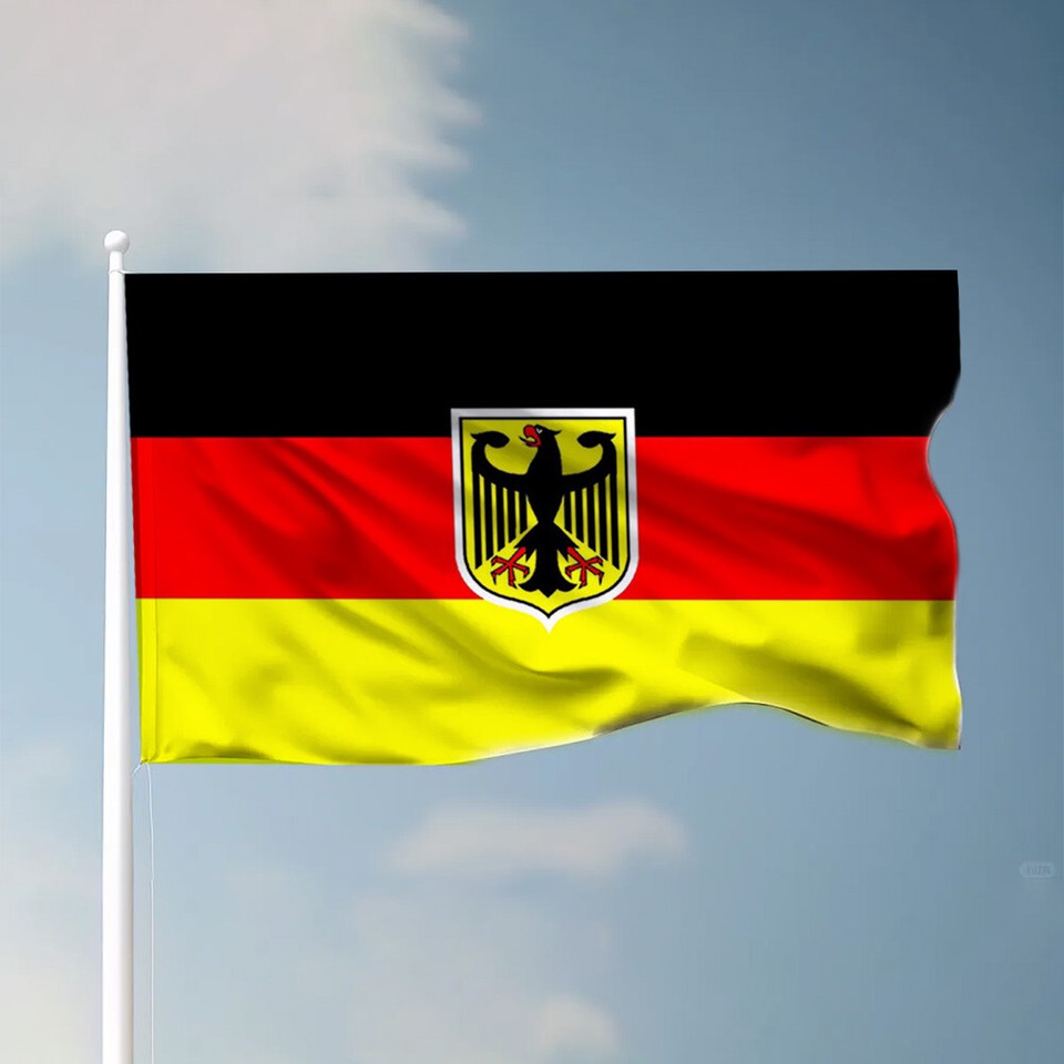 90x150cm Germany Flag Polyester Germany Banner Vivid Color Germany