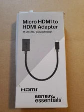 Best Buy essentials- Micro HDMI to HDMI Adapter - Black