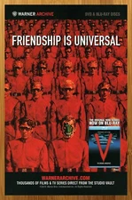 2019 V Original TV Series Print Ad/Poster Authentic 80s Sci-Fi Show Blu-ray Art