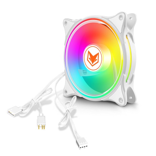 ARGB LED Quiet PC Air Cooling ARGB Fans Computer Gehäuse Game PC Cooling 3Pin - Afbeelding 9 van 12