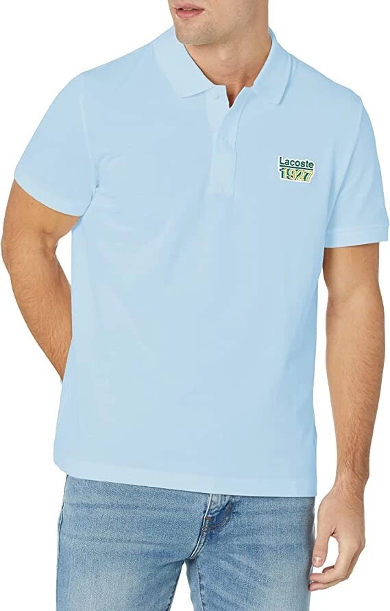 Lacoste 1927 Men s Blue Size S Pique Polo Shirt NWT 110