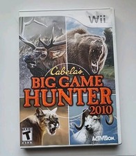 Cabela's Big Game Hunter 2010 (Nintendo Wii, 2009) Good Condition 
