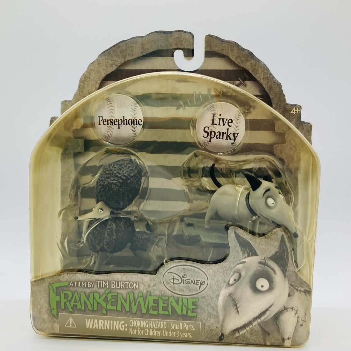 Disney FRANKENWEENIE Persephone & Live Sparky Mini Figure Japan