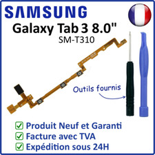 NAPPE FLEX BOUTONS POWER VOLUME SAMSUNG GALAXY TAB 3 8.0" SM-T310 T311 + OUTILS