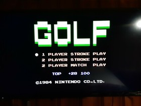 Golf Nintendo NES  Game & Sleeve EXCELLENT CONDITION 