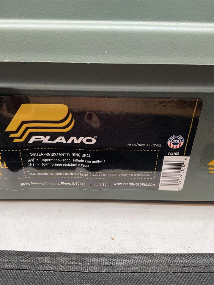 Plano - Caja de carcasa de disparo a prueba de elementos - Compacto OD verde - 1212-02 Foto 3 de 4