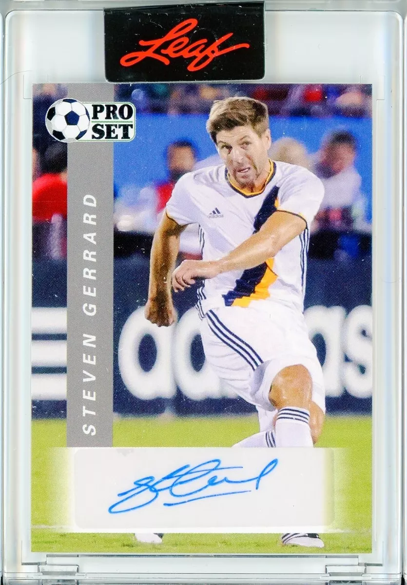 2022 Leaf Pro Set Soccer STEVEN GERRARD AUTO Autograph Liverpool England SSP