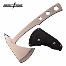 THROWING AXE  Perfect Point 9.5" Silver Heavy Duty Survival Tomahawk Hatchet