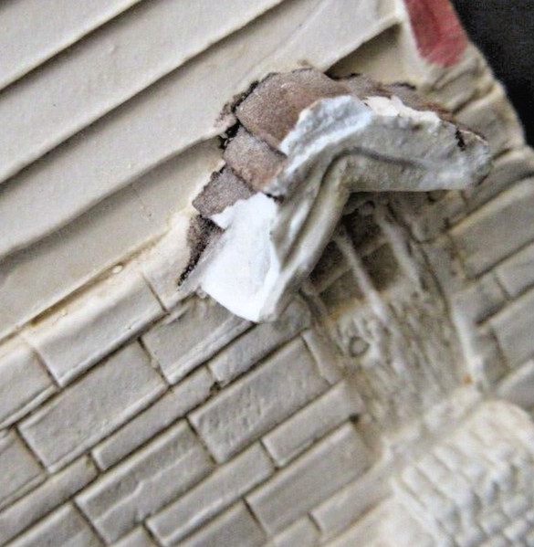 VINTAGE Ceramic Main Street Victorian San Francisco Row House - SIGNED Mel Hall