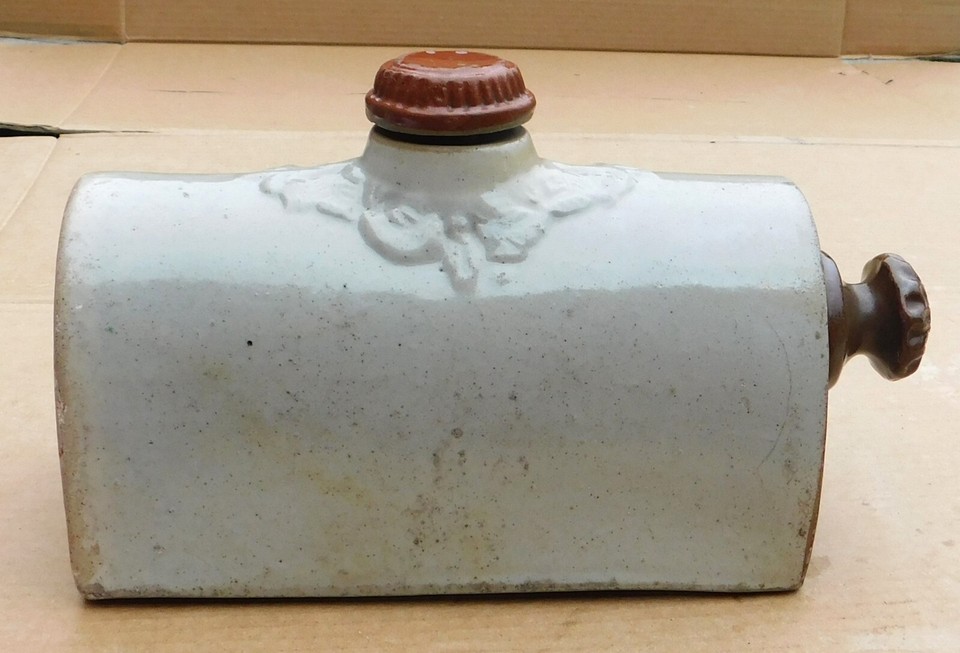 Vintage Stoneware Hot Water Bottle. eBay