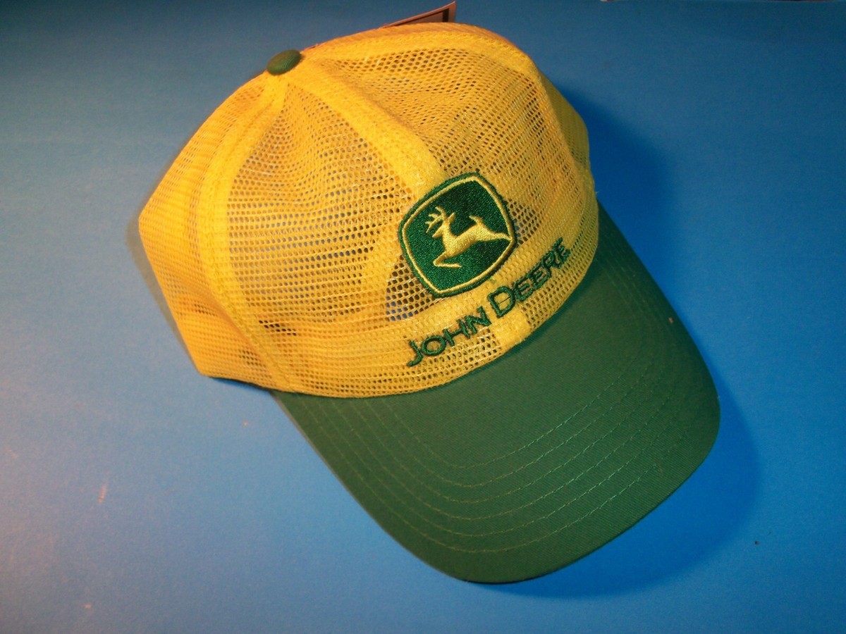 NEW John Deere Green Hat With Yellow Mesh Overlay - LP79403  display picture 1