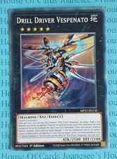Bohrschrauber Vespenato MP21-DE132 Common Yu-Gi-Oh Karte 1. Auflage Neu