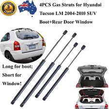 4 Tailgate+Rear Hatch Window Gas Lift Struts for Hyundai Tucson JM 2005-2010 SUV