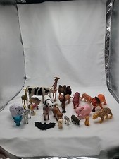 Farm and Zoo Animals Lot of 23 Plastic Rubber Toys PVC Lion Tiger Leopard Camel