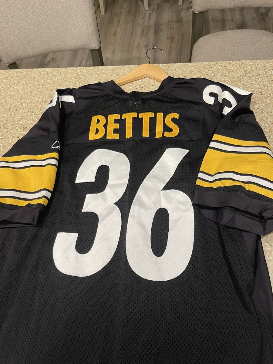 NFL Jerome Bettis Pro Authentic Pittsburgh Steelers Jersey Reebok Size 56