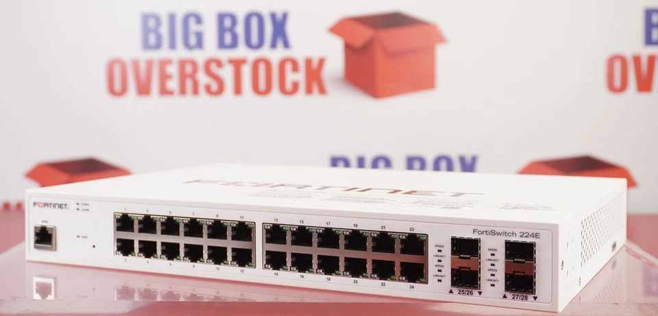 Fortinet FS-224E FortiSwitch 24-Port Managed Ethernet Switch - Image 2 of 4