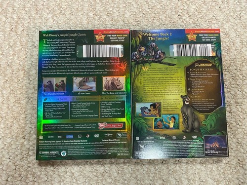 Brand New The Jungle Book ( 40th Anniversary Edition) The Jungle Book 2 DVD's - Picture 2 of 3