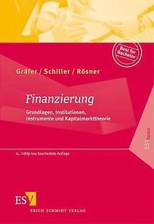 Finanzierung: Grundlagen, Institutionen, Instrumente und... | Buch | Zustand gut - Horst Gräfer