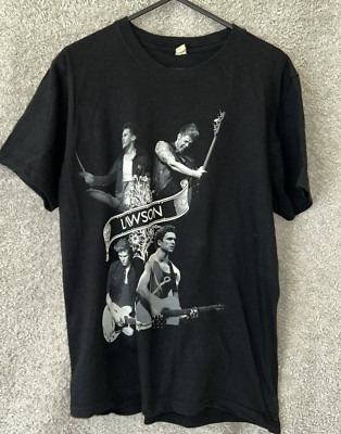 Lawson Band T-Shirt The Chapman Square Tour 2013 schwarz kurzarm Unisex Small