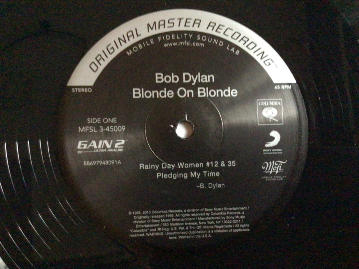 Bob Dylan- Blonde On Blonde/MFSL #01440 45rpm 3x Lp Records