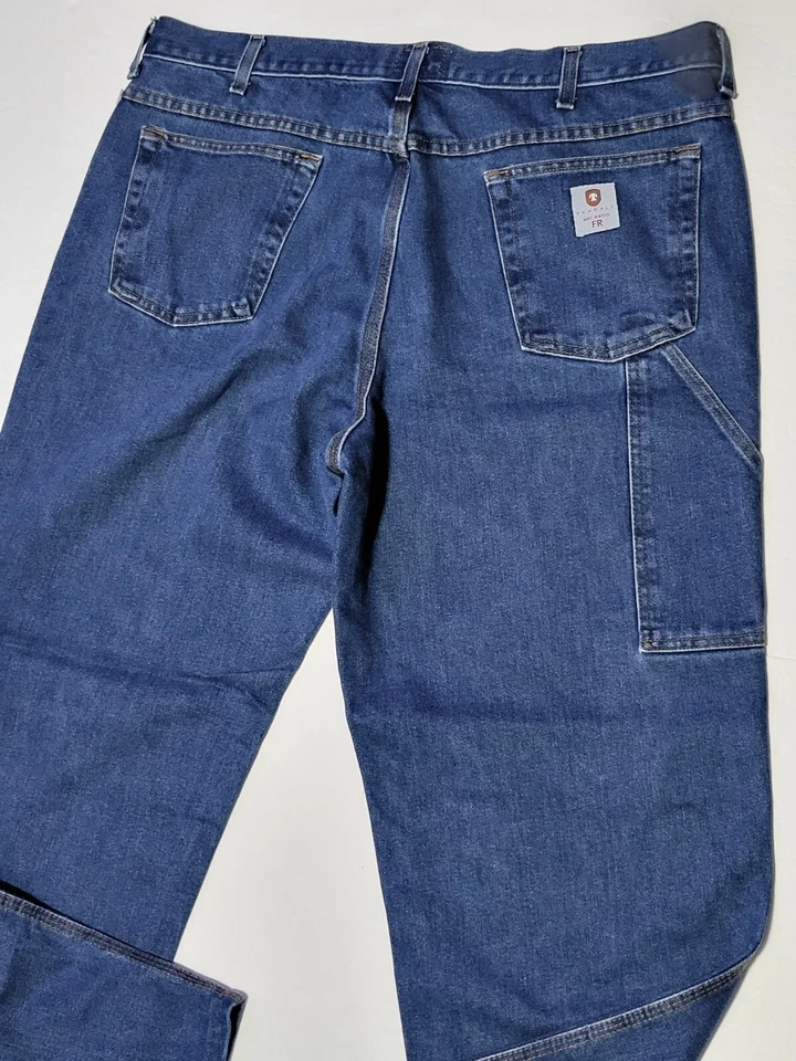 TYNDALE USA FRMC FR 防火法兰绒衬里牛仔裤 40x32 着色 — 第 4/4 张图片