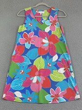 Jude Connally Juliet Sleeveless Short Dress XS Floral Coastal Resort Vaca $188