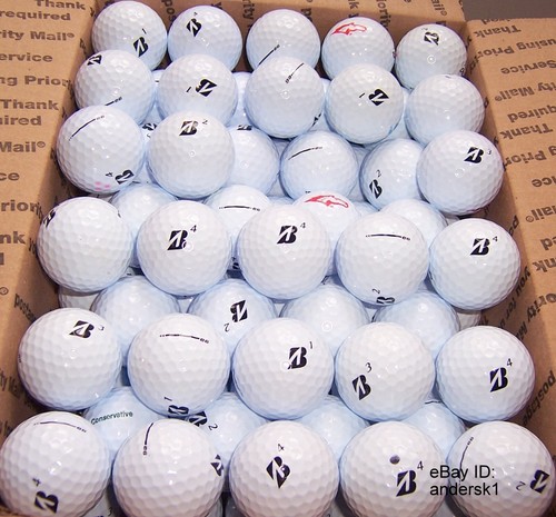 125 MINT & NEAR MINT BRIDGESTONE E6 GOLF BALLS