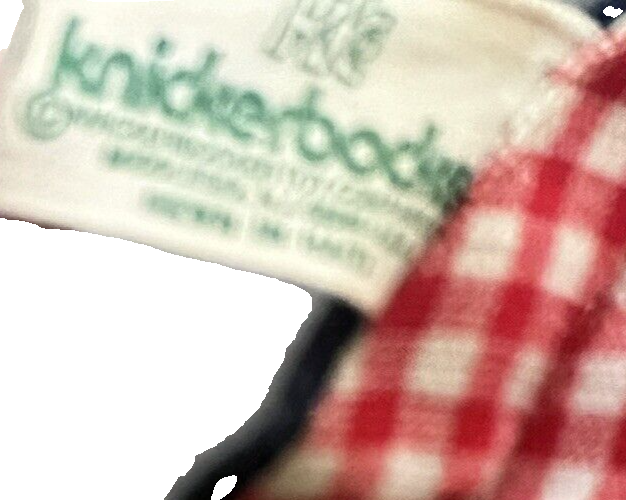 Vintage Knickerbocker Animals of Distinction Turtle Plush Stuffed Denim