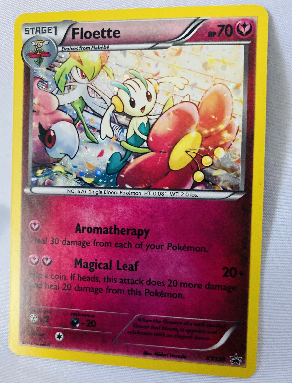 Authentic Floette Pokemon Card New