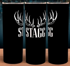 Stagg Kentucky Bourbon Whiskey Black and White Cup Tumbler 20oz