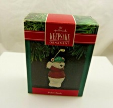 Hallmark keepsake vintage Christmas ornament Polar clasic golf bear 1991