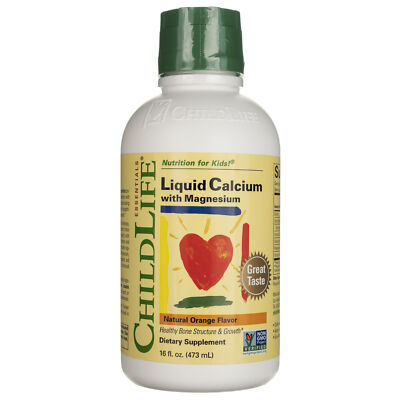 ChildLife Calcium mit Magnesium für Kinder, orange, 473 ml
