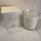 PartyLite Iced Snowberries GloLite 2 Wick Glass Jar Candle G26123 Made In Usa